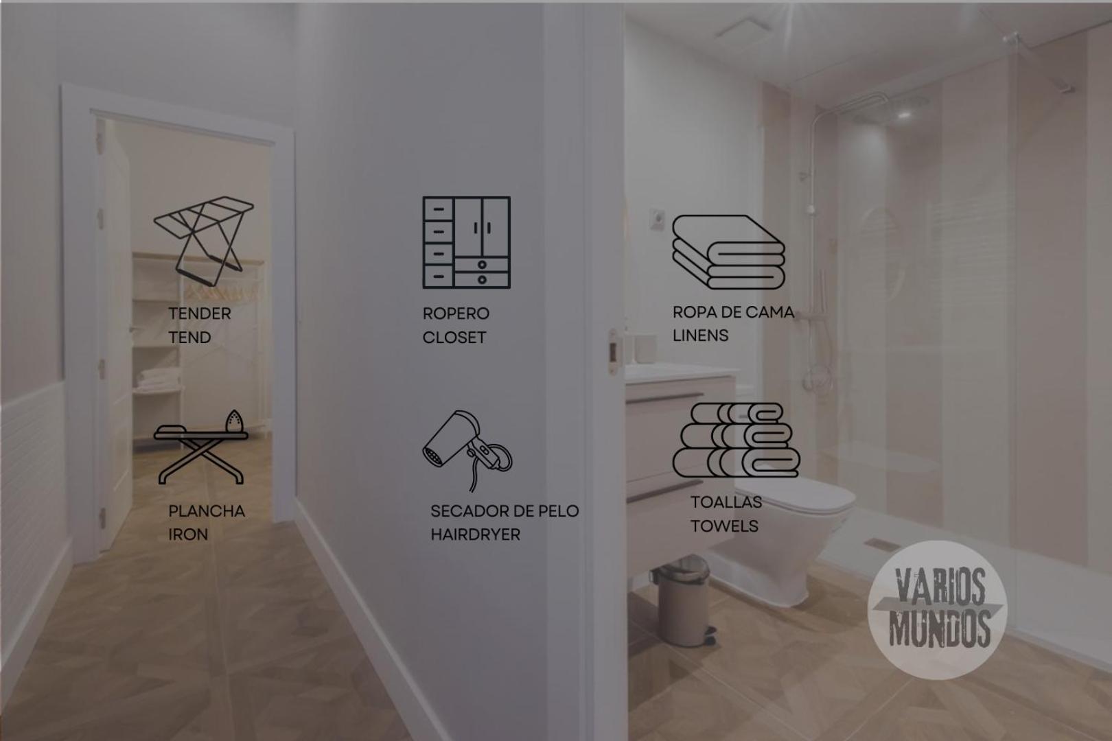 Super Nice Apt Para 10Pax En Malasana-Centro E3 Madrid Luaran gambar